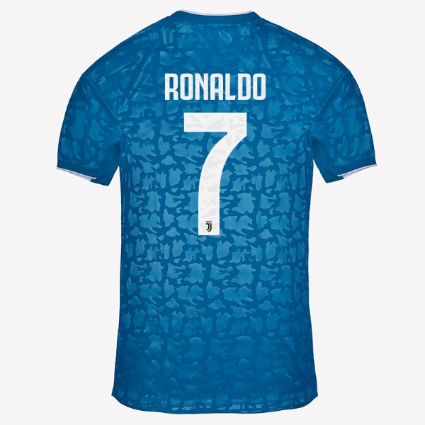 Camiseta Juventus NO.7 Ronaldo 3ª 2019 2020 Azul